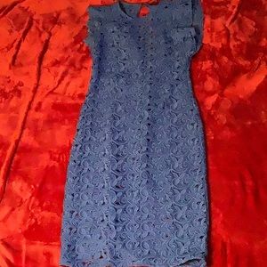 Zara Royal blue A-line Dress